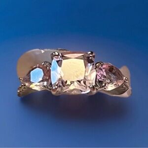 NWT Cushion Cut Morganite Ring Size 7